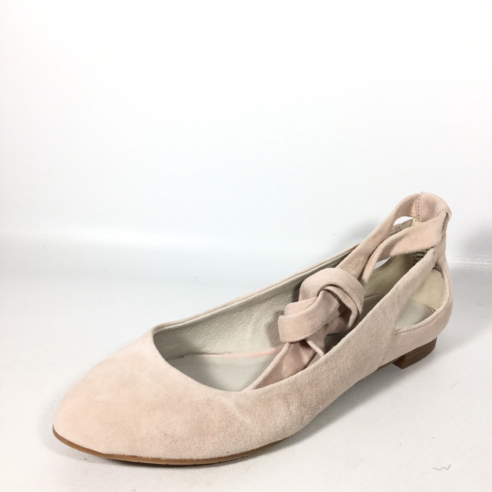 Kenneth Cole New York Wilhelmina Womens Size6 M Rose Suede Flat Shoes.