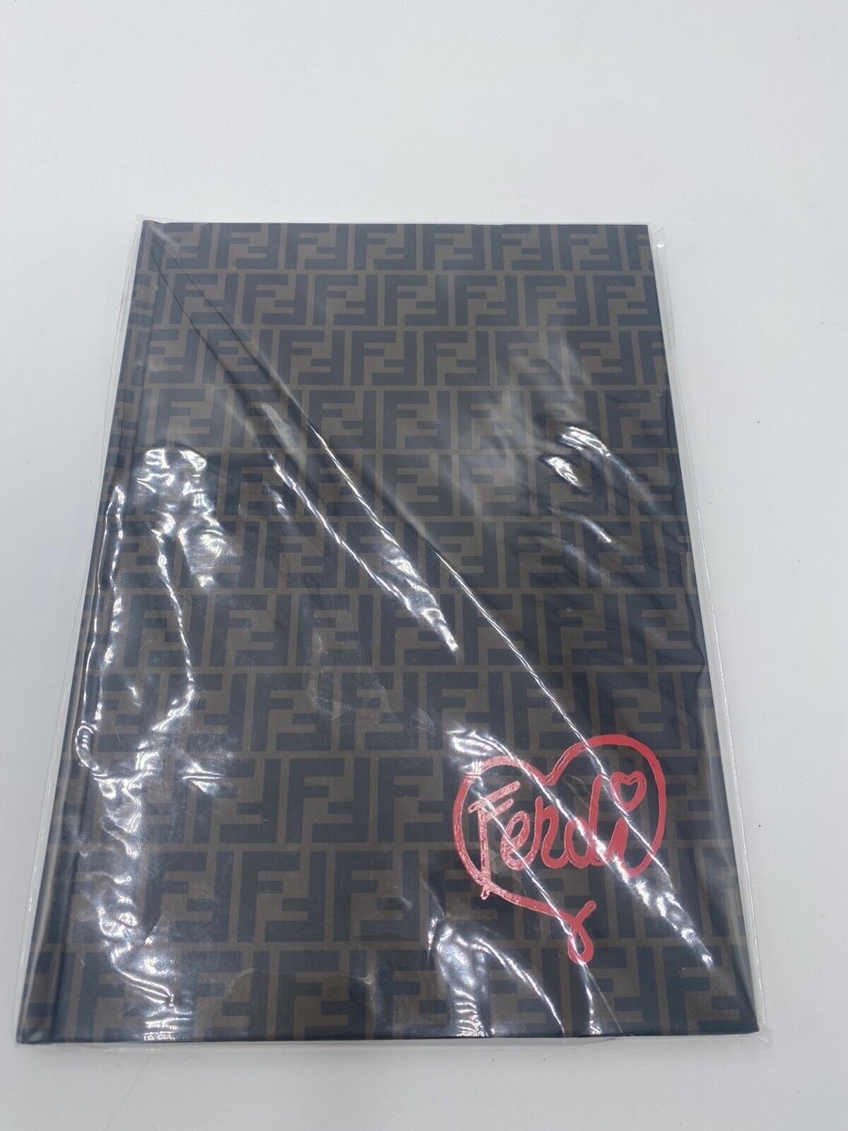 FENDI Limited Edition Notebook With Sticker “FF Logo Note\