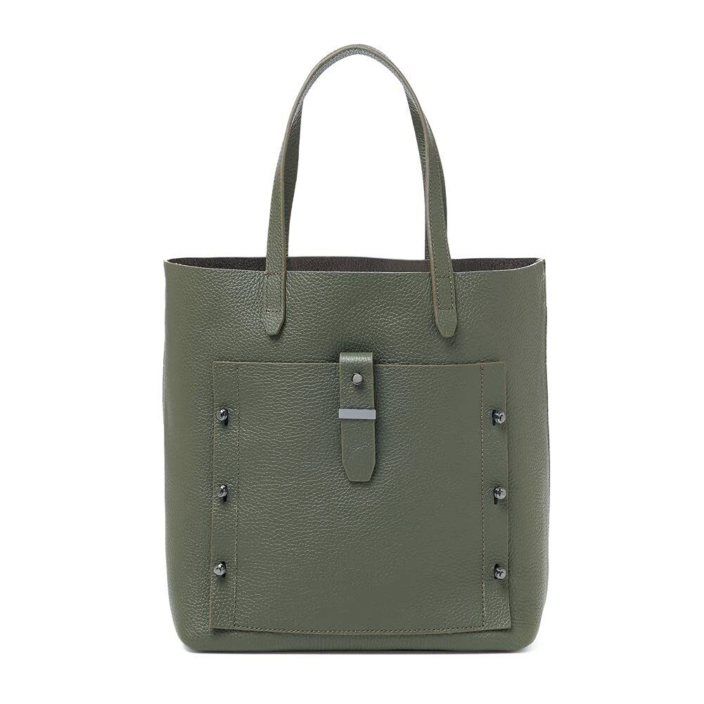 NWT Botkier Warren Woman\'s Leather Tote Military Green Color MSRP: $228.00