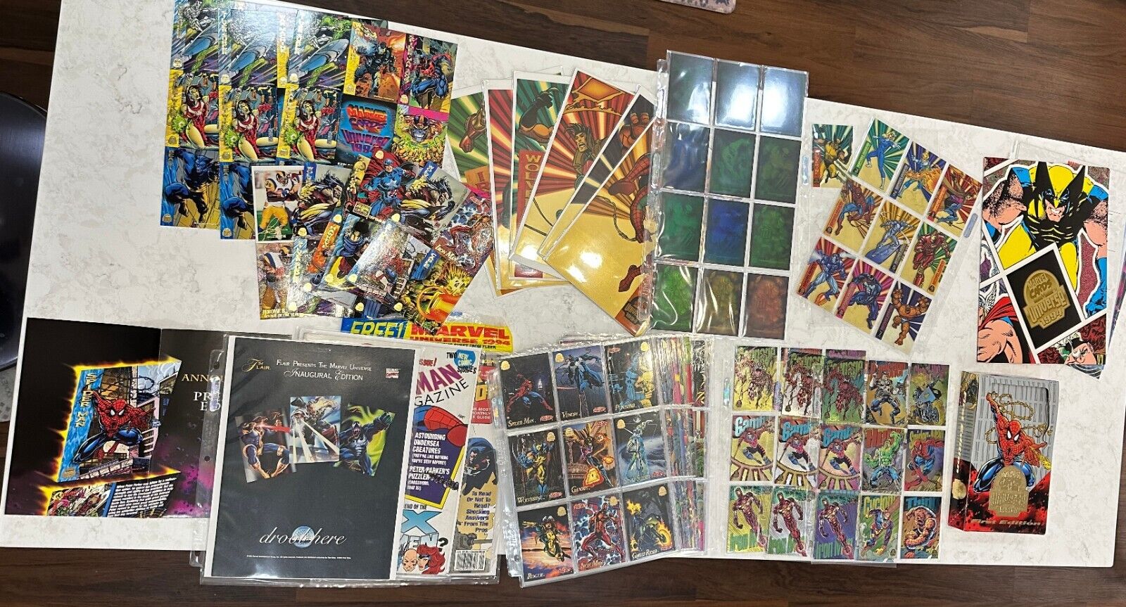 1994 Marvel Universe Series 5 COLLECTOR SET Holos + Promos + Dealer Kit + More 