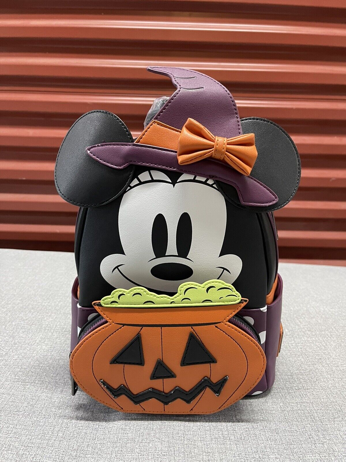 2021 Loungefly x LASR Exclusive Disney Minnie Witch Halloween Mini Backpack