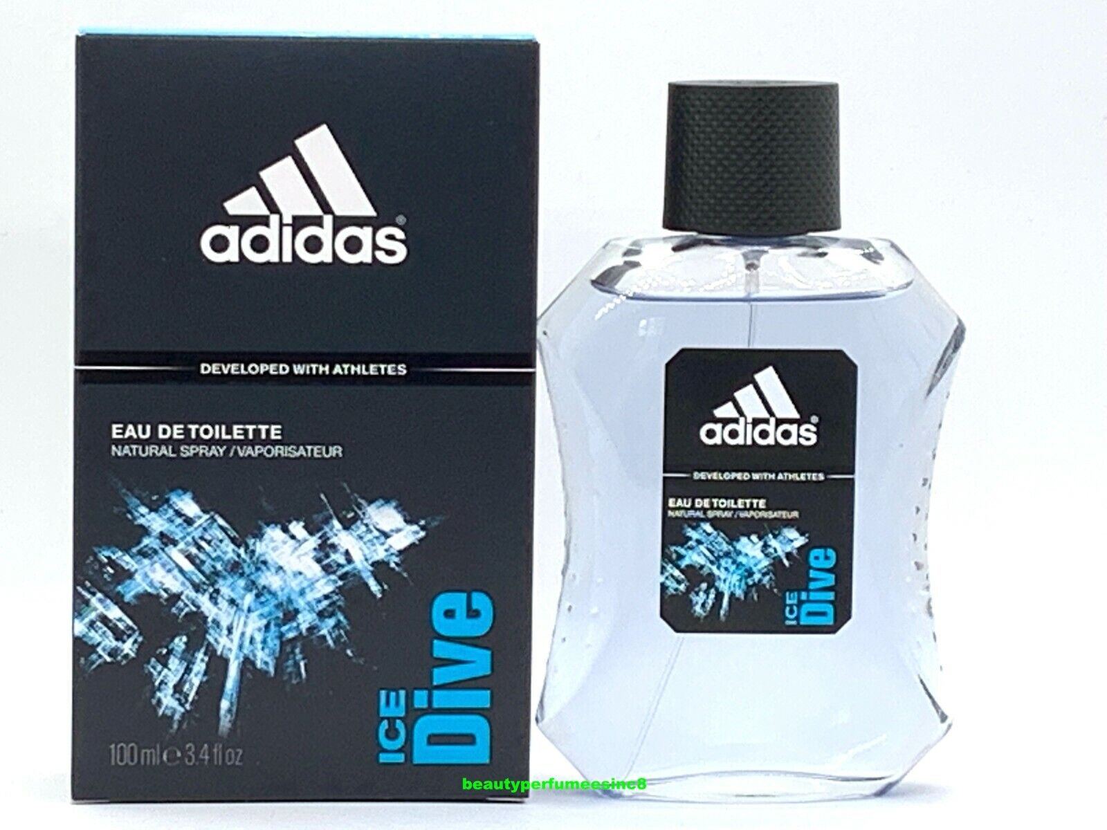 Adidas Ice Dive Perfume by Adidas 3.4 oz 100ml Eau de Toilette, Men\'s New in Box