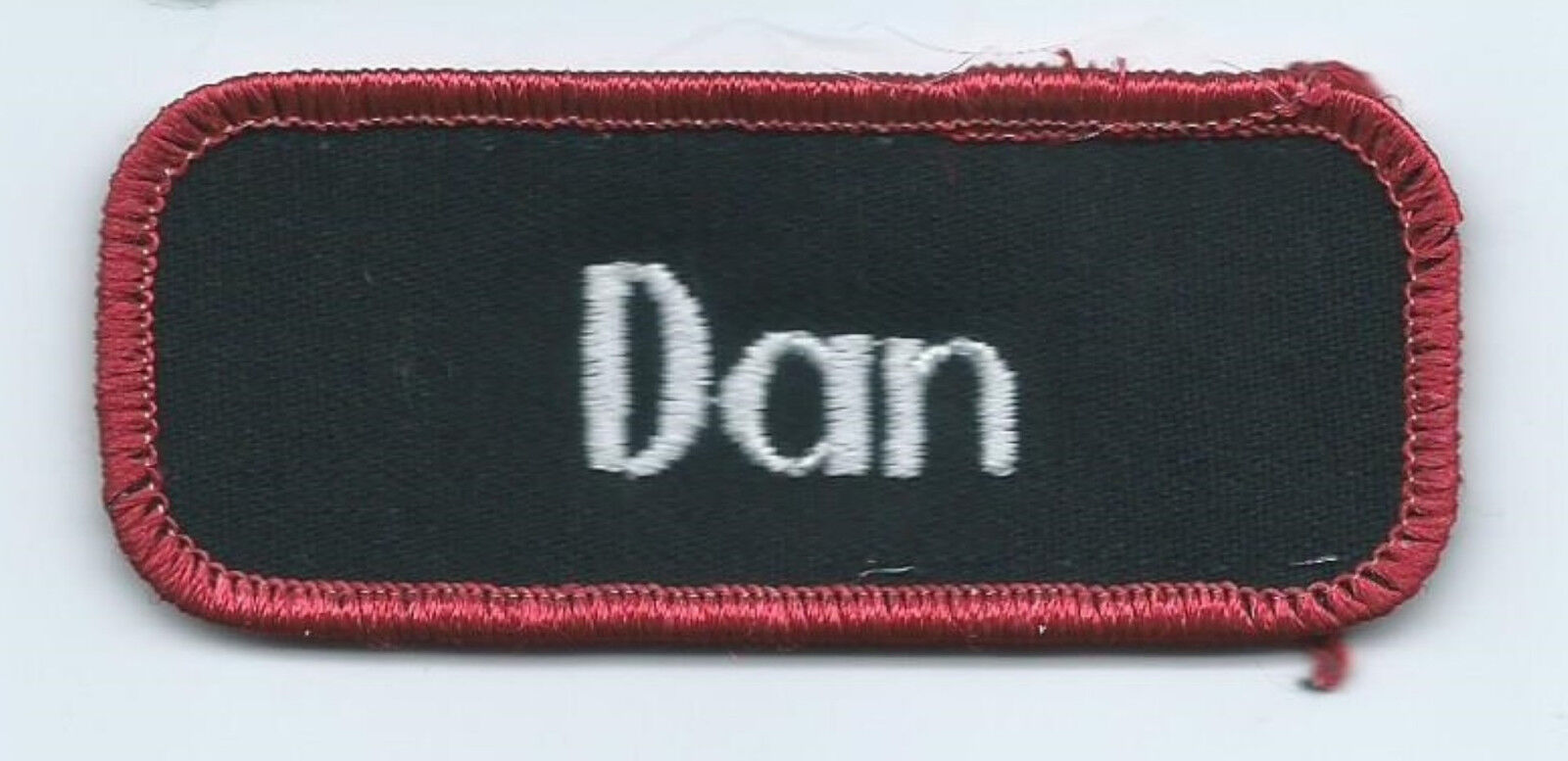 Dan name tag patch 1-5/8 X 3-5/8