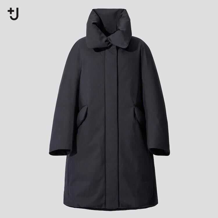 Uniqlo +J Jil Sander Hybrid Down Coat Black Size S