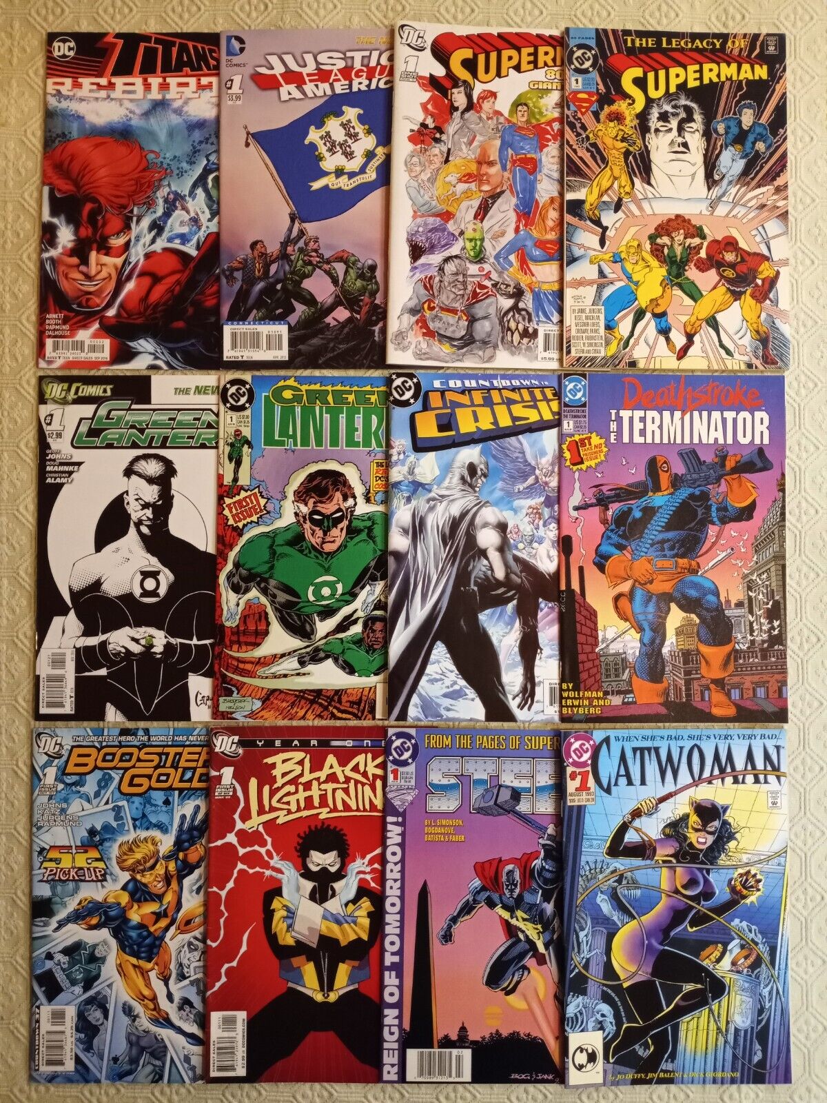 Deathstroke The Terminator 1 High Grade DC Comics #1s lot of 12 VF to NM range