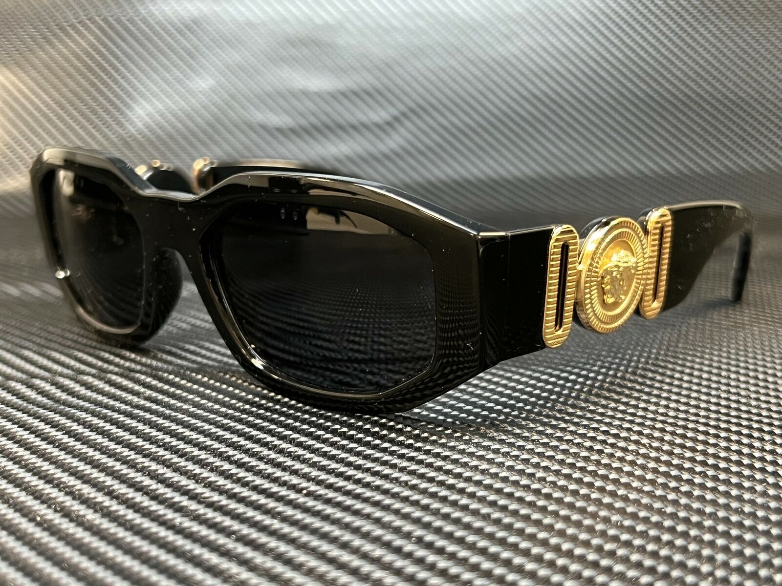 VERSACE VE4361 GB1 87 Black Gold Unisex Sunglasses 53 mm