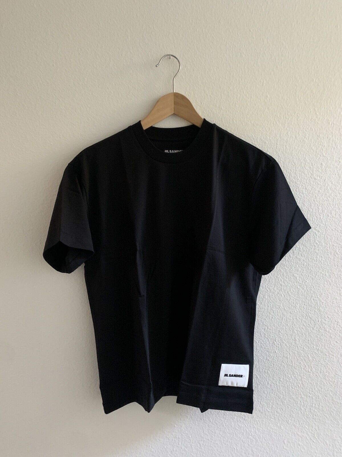 Jil Sander+ T-shirt Black Sz Large From 3 Pack Tee Women’s