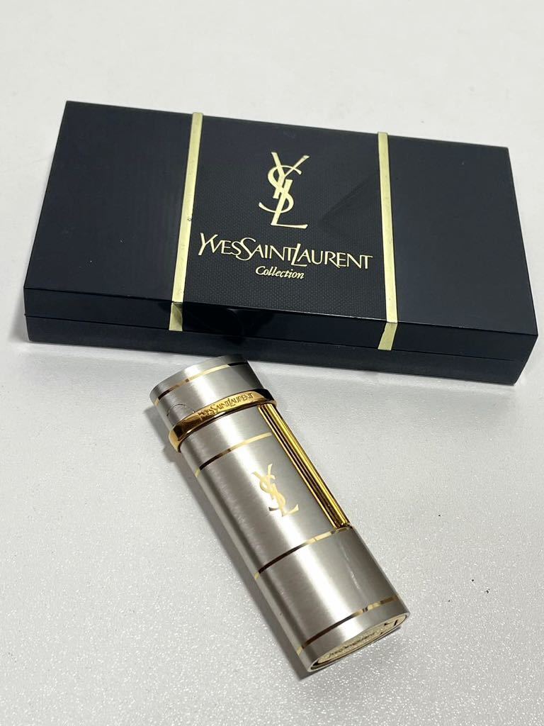 YSL Yves Mr. Ms. Gaslighter Gold with Case