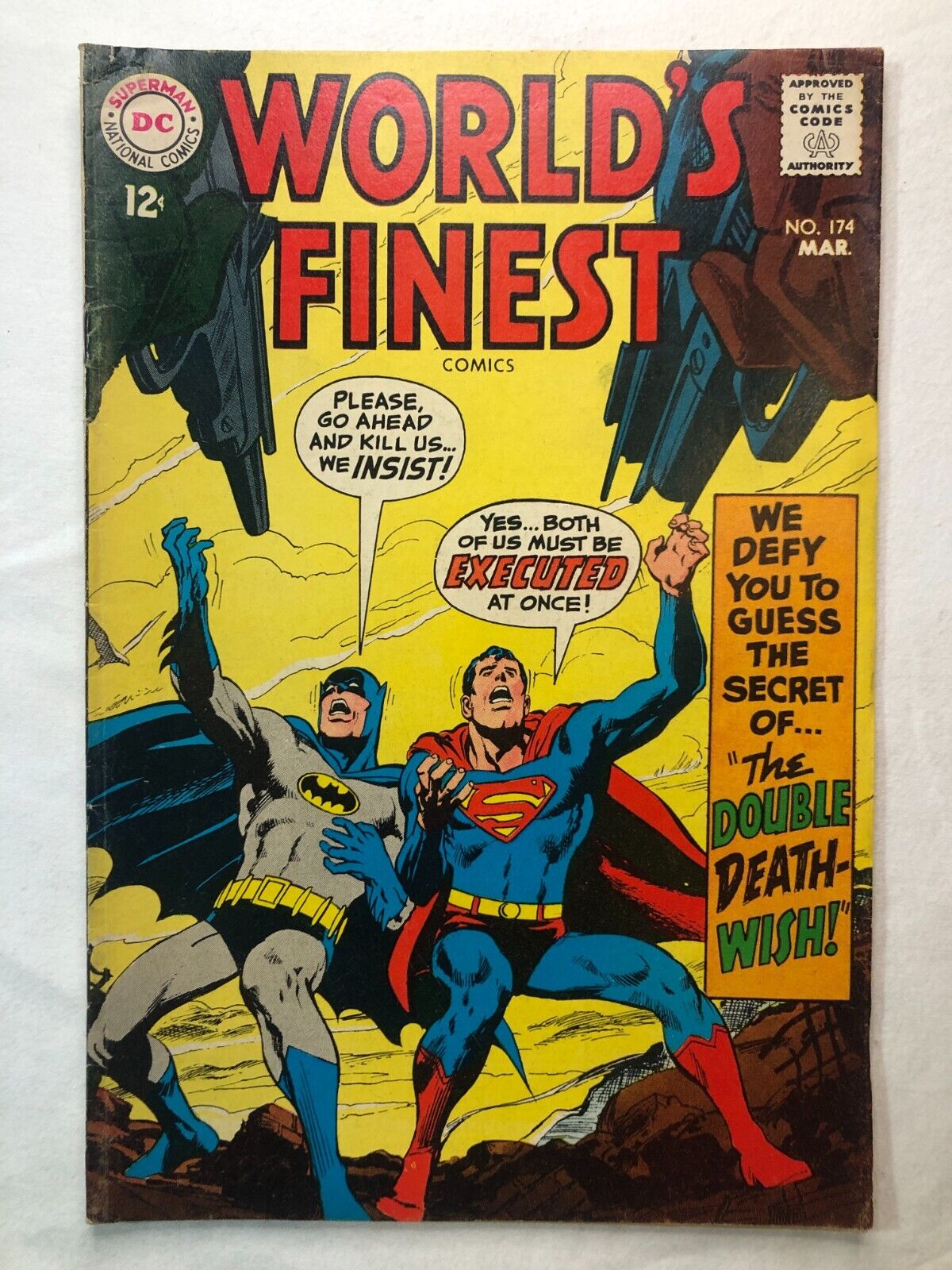 World’s Finest Comics 174 March 1968 Neal Adams Cover Batman Superman Vintage DC