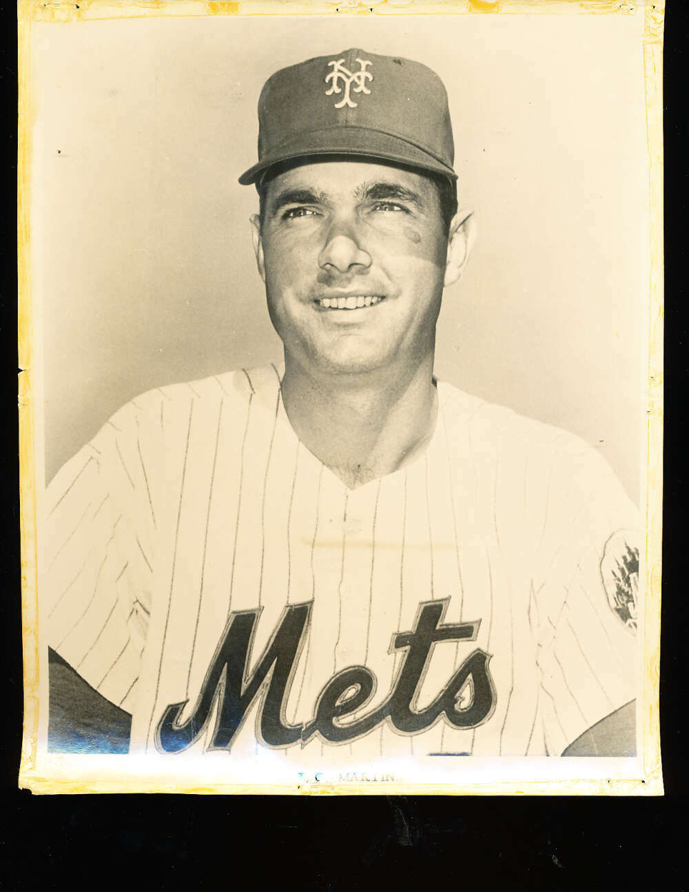 1968 JC Martin New York Mets Team Issued photo 8x10