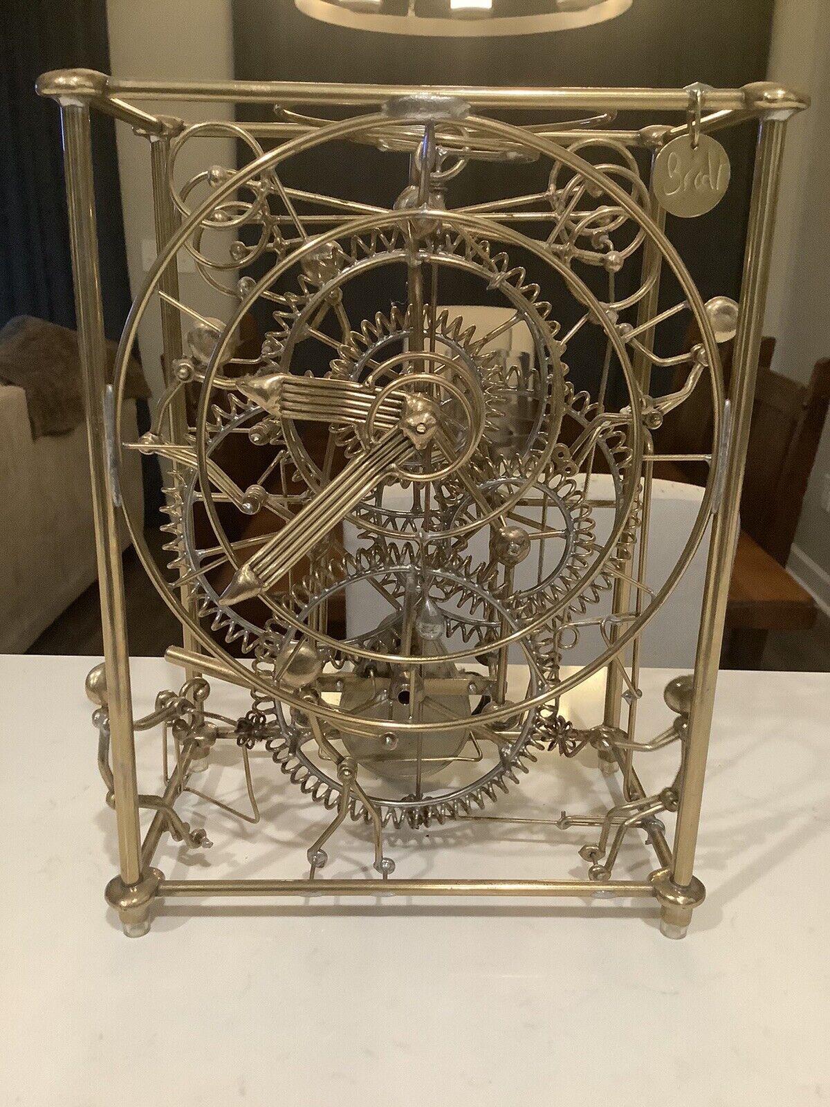 Authentic Kinetico Studios 6 Man Automaton Clock Hand Made by Gordon Bradt