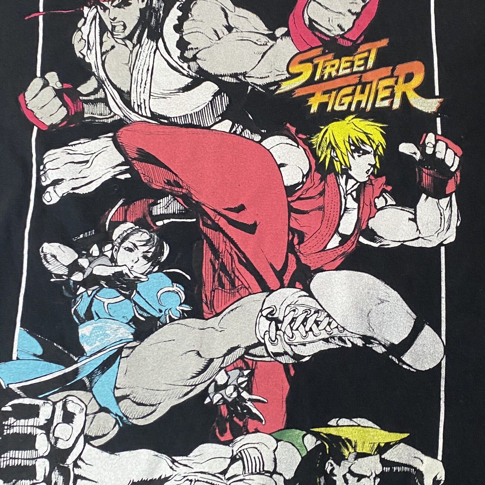 Vintage Street Fighter T Shirt Size Medium M Original RARE