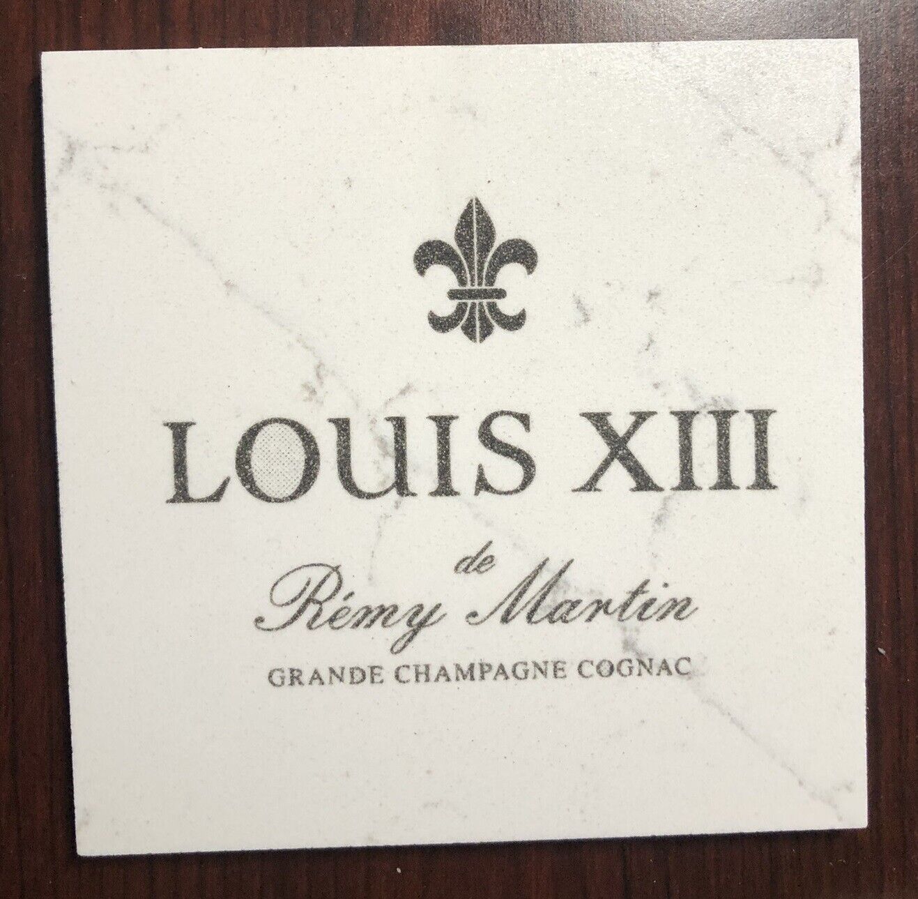 LOUIS XIII Cognac Collectible Marble Whiskey Coaster