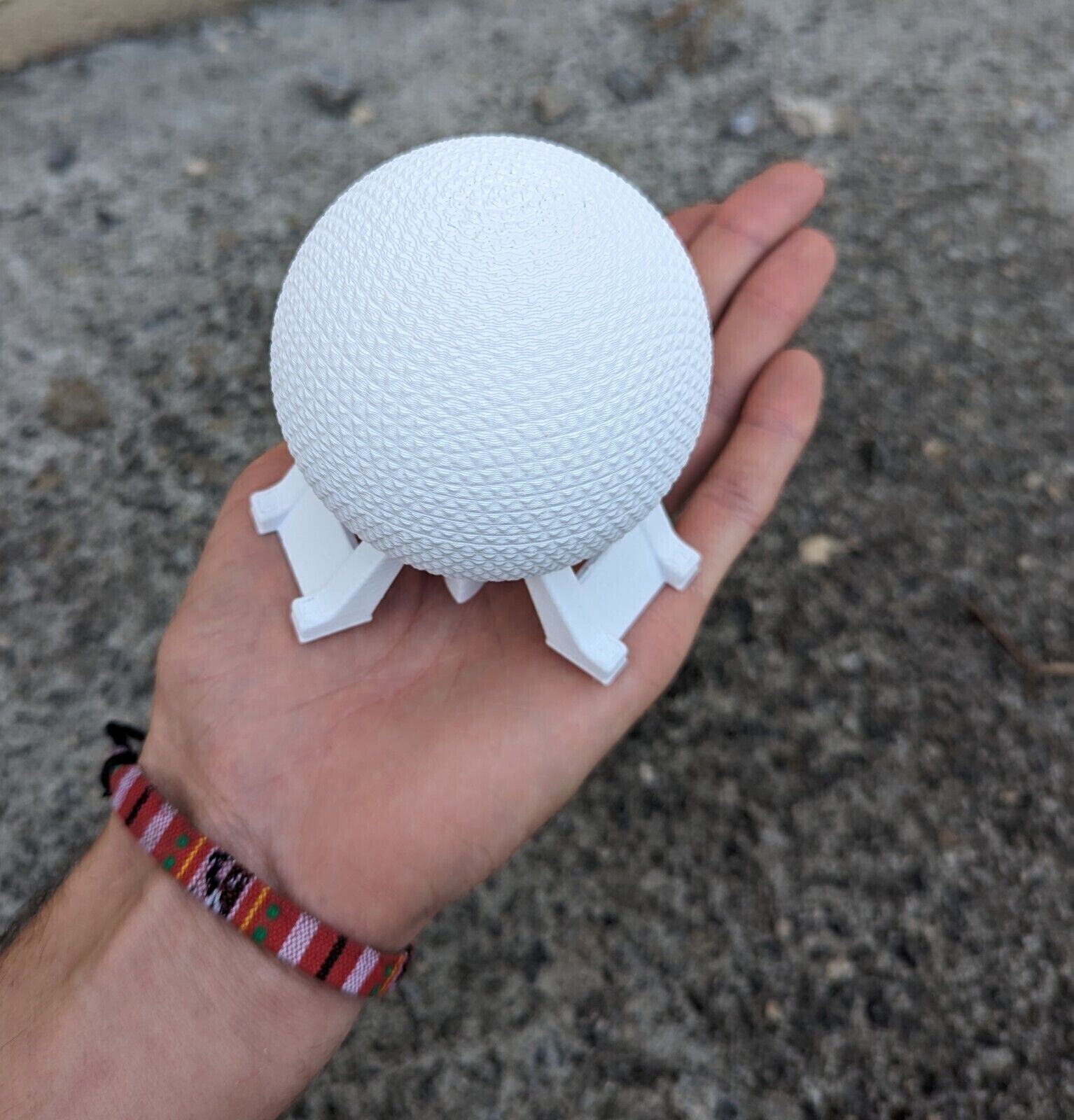 3D Printed Spaceship Earth Desk Ornament for Disney Epcot