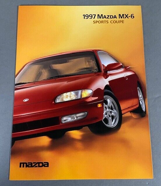 1997 Mazda Mx-6 Mx6 Sport Original Car Sales Brochure Catalog