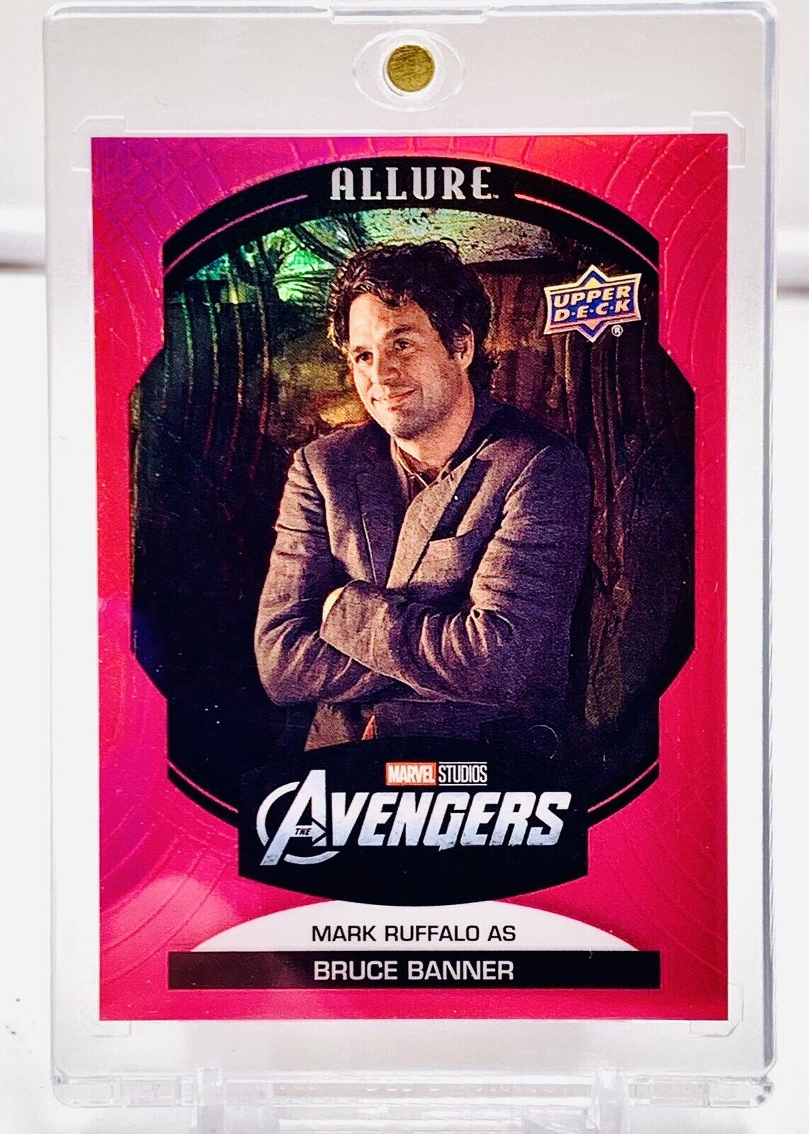 2022 Upper Deck Marvel Allure Mark Ruffalo As Bruce Banner #13 Pink 03/23 SSP