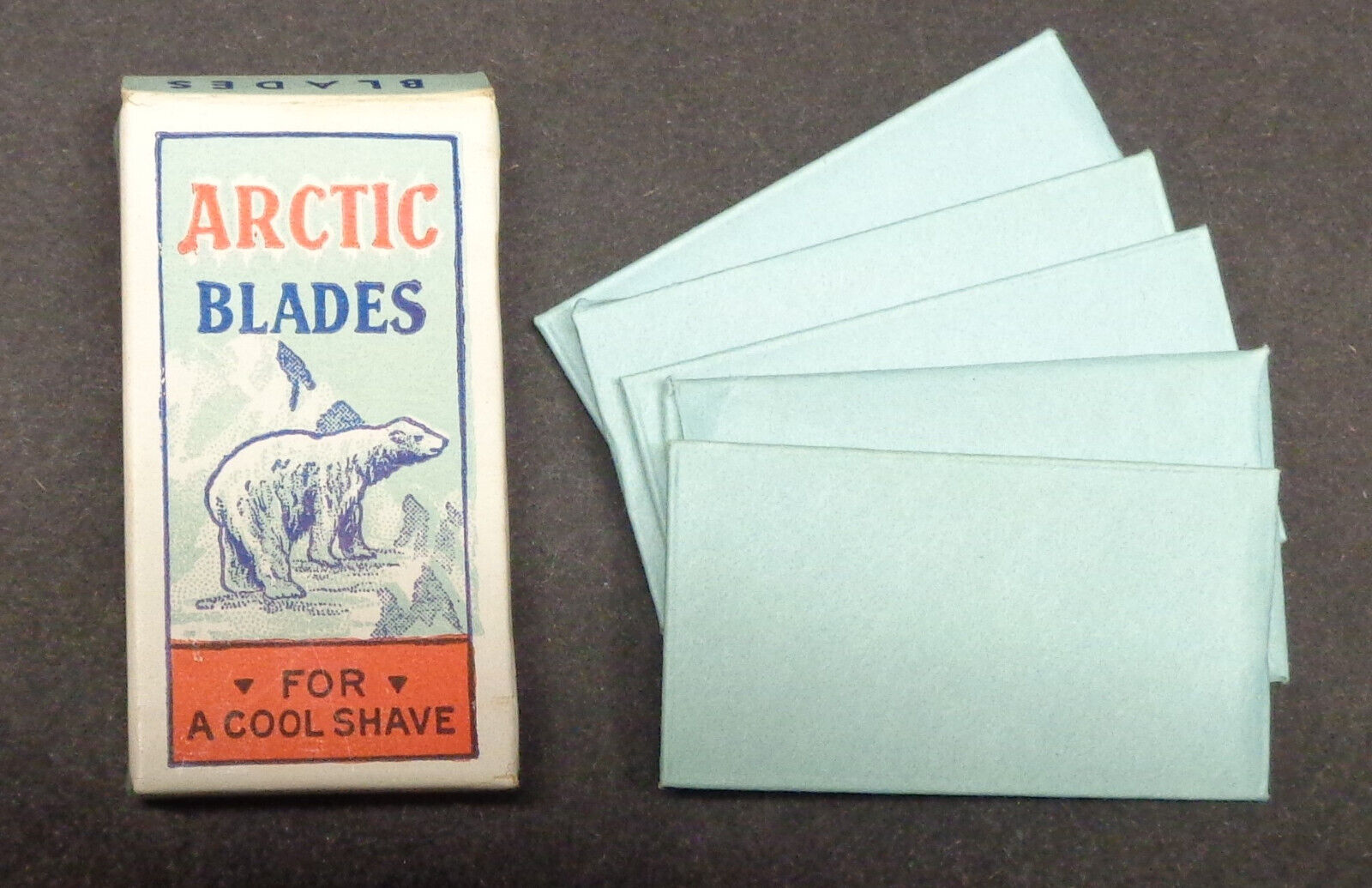 Vintage Razor Blades ARCTIC Full Pack (My Only One) POLAR BEAR Graphics