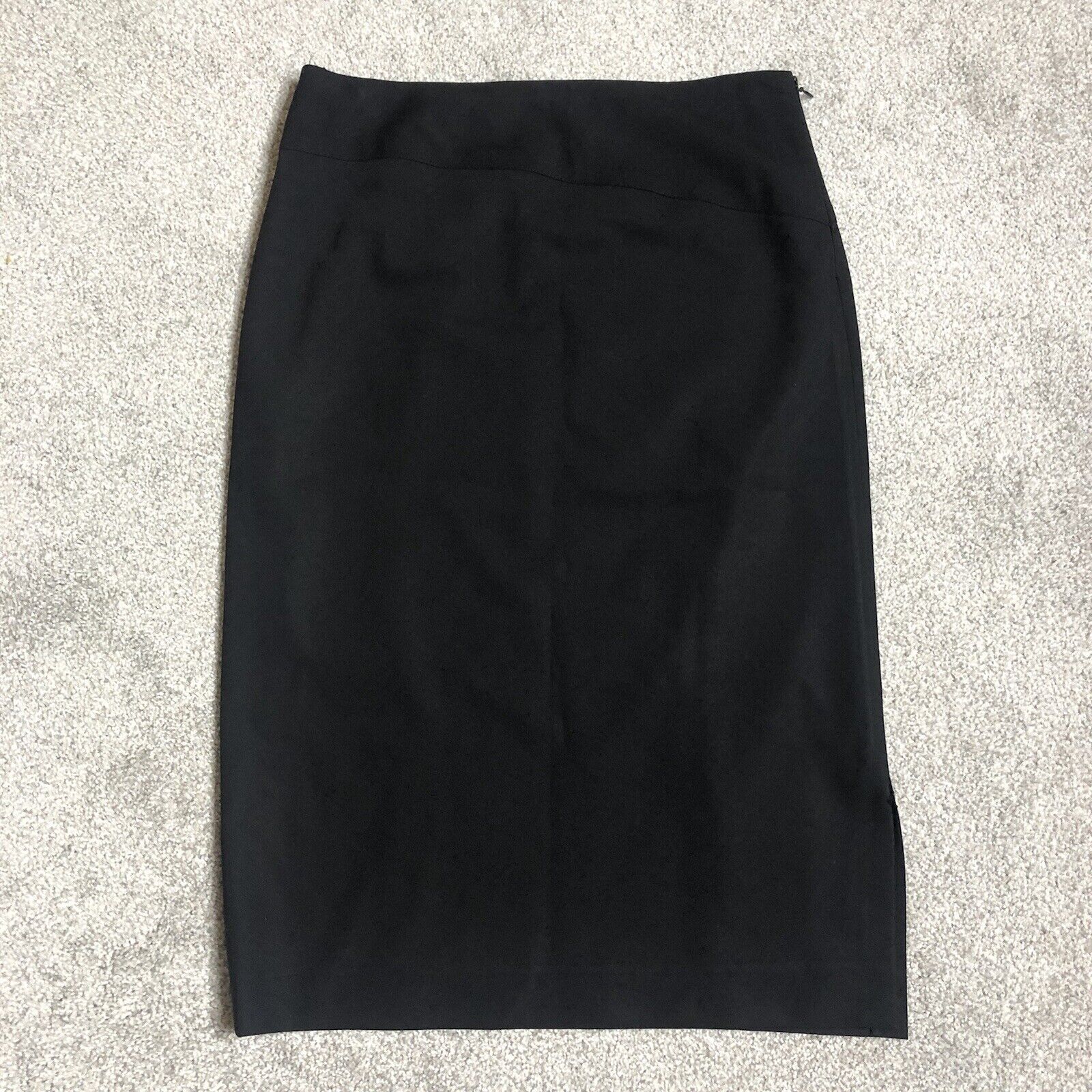 Narciso Rodriguez Skirt Women Size 4 Pencil Black Solid Wool Blend