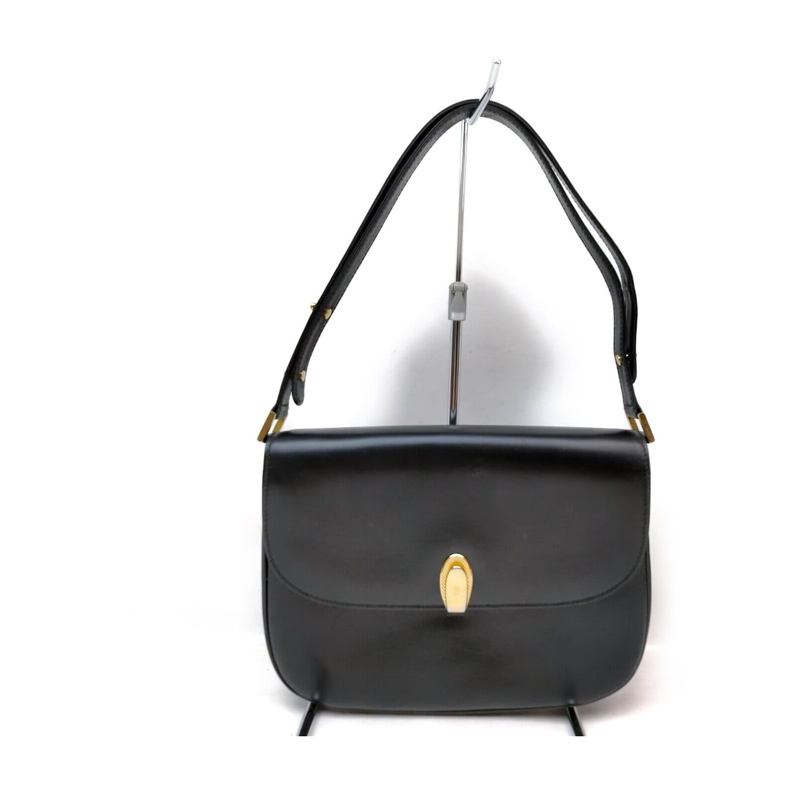 Bally Shoulder Bag  Black Leather 1610093