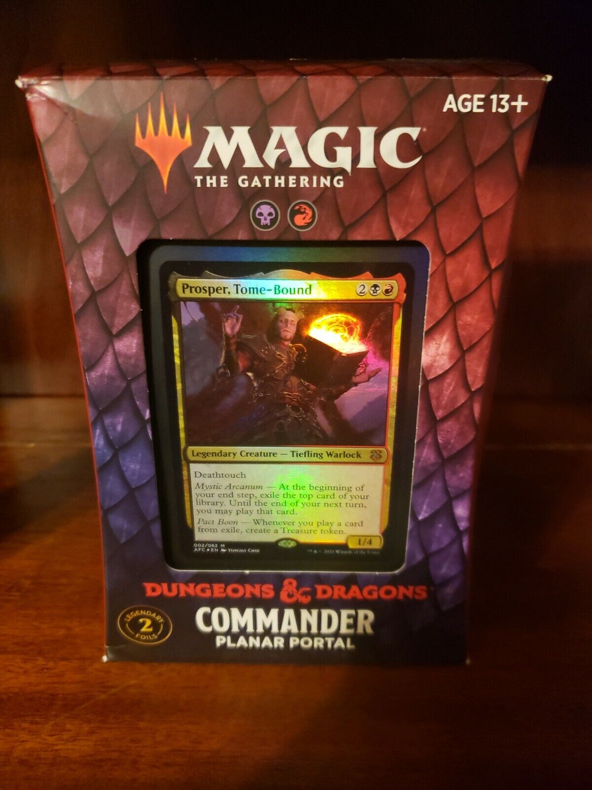 Dungeons and Dragons Magic the Gathering Commander Draconic Rage Deck