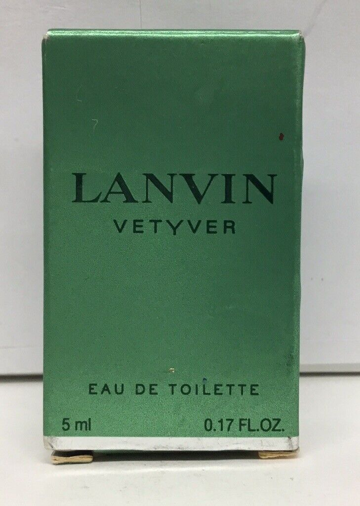 Lanvin VETYVER Men's 0.17 oZ mini Eau De Toilette 