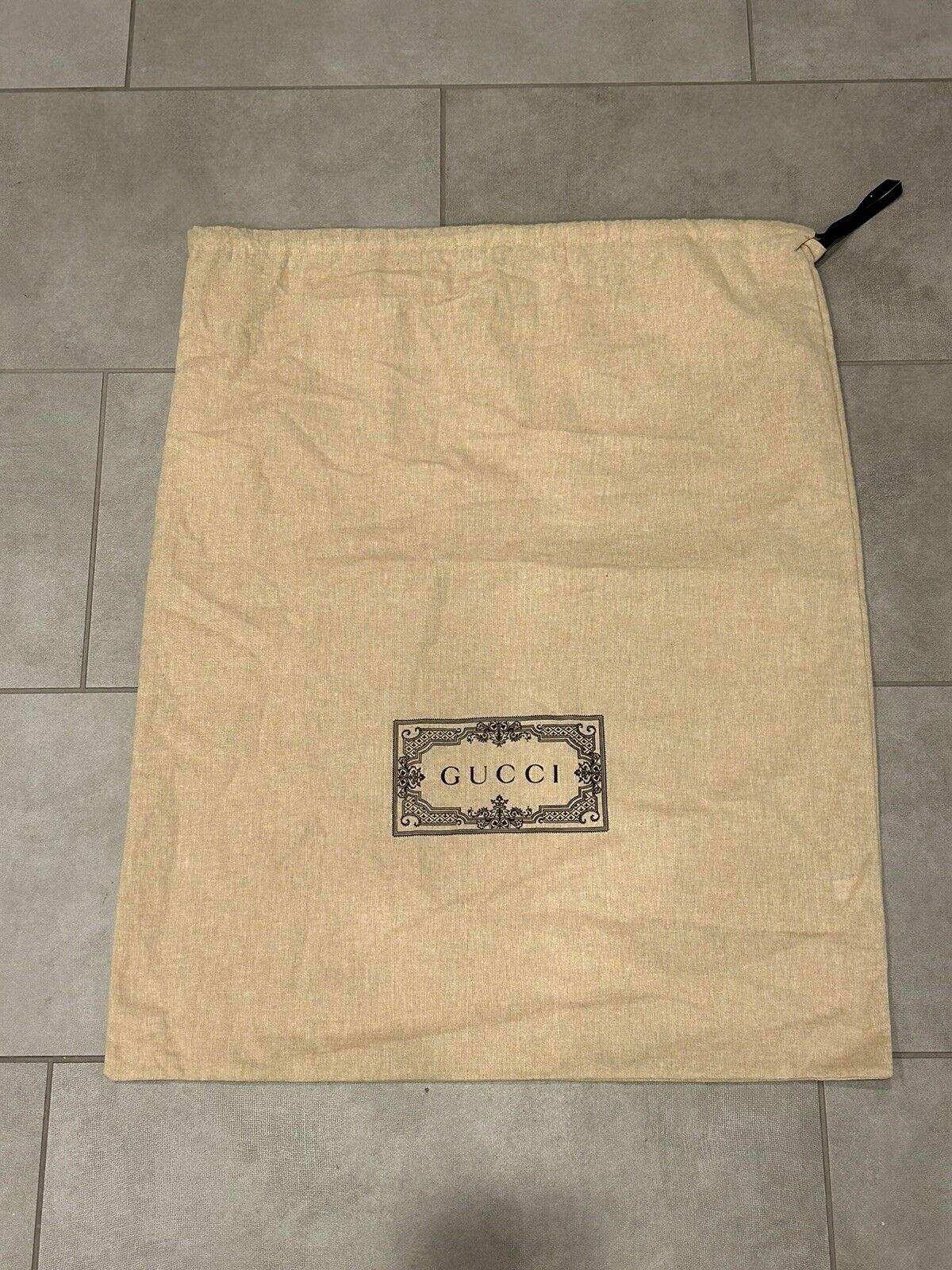 Authentic Gucci Large Size Dust Bag 23 X 30 Inches.  New Collection