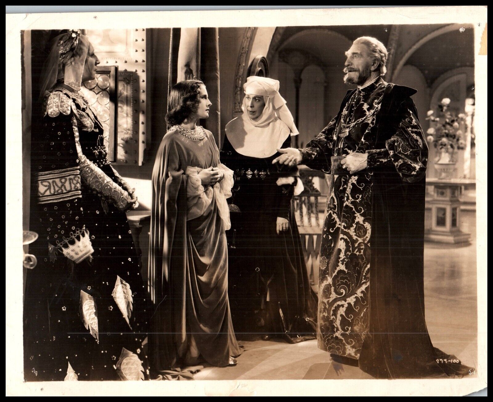 Norma Shearer + John Barrymore in Romeo and Juliet (1936)❤🎬 Vintage Photo K 174