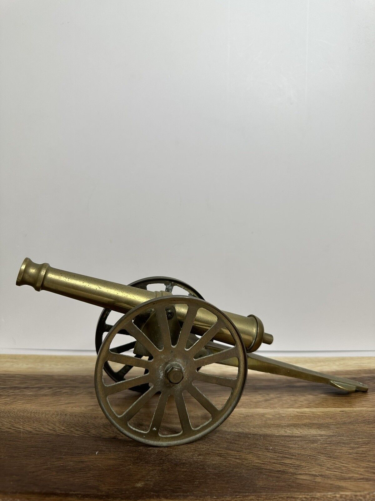 Vintage Brass Cannon Made In Taiwan 11.5” Long