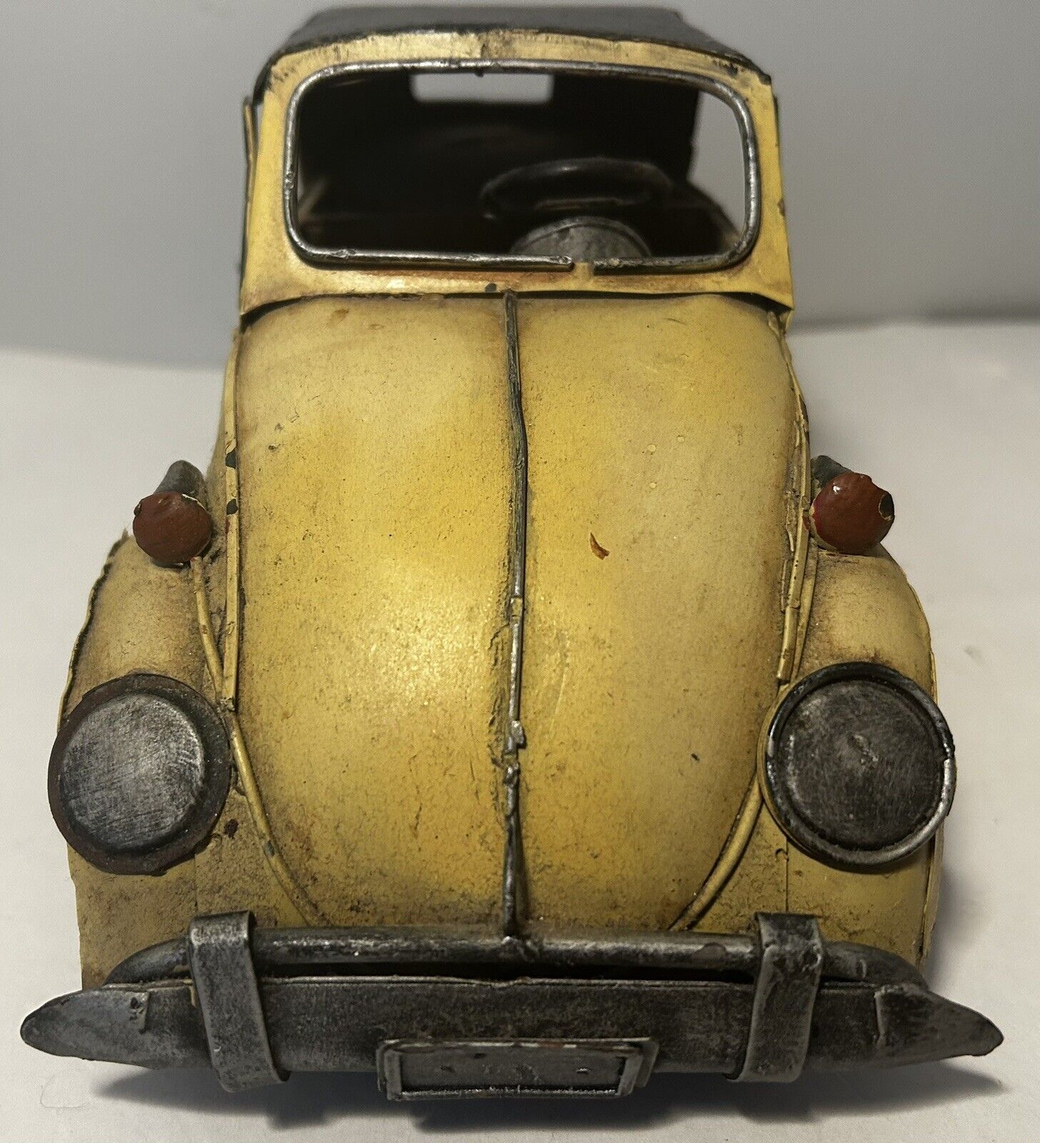 Voltzwagen VW Beetle Bug Model Car Metal Vintage Style Replica.