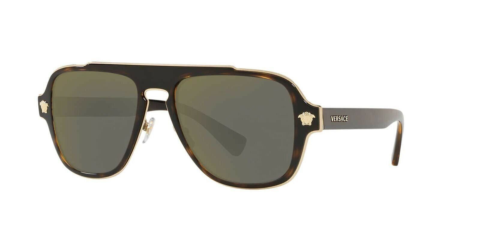 Versace Mens Tortoise/Gold sunglasses 0VE2199 12524T 56mm