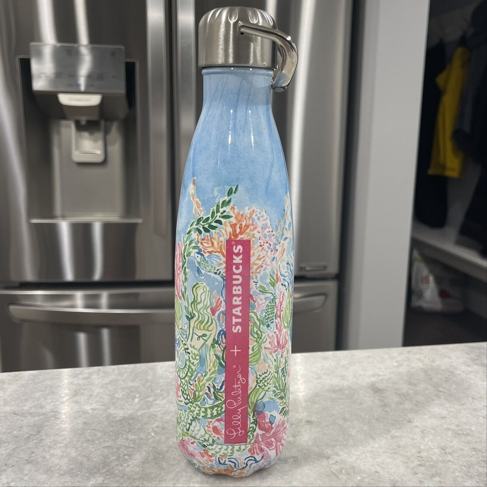 Starbucks + Lilly Pulitzer Limited Edition S\'well Bottle 2017