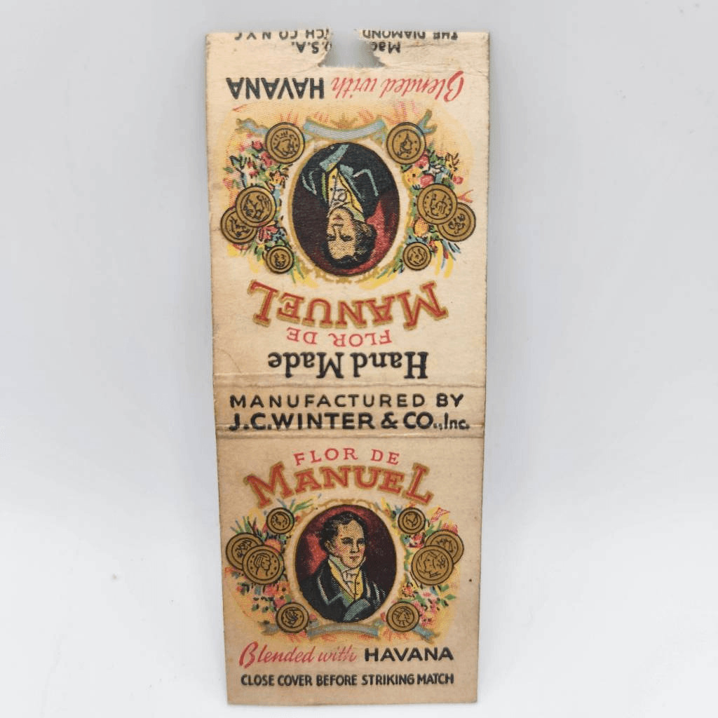Vintage Bobtail Matchcover Flor De Manuel J.C. Winter