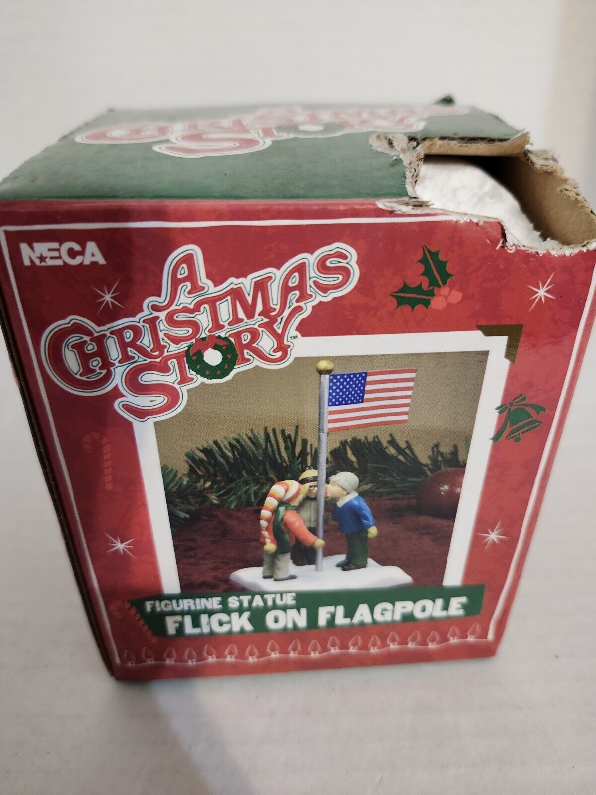 NECA - A Christmas Story - Flick On Flagpole -  Figurine Statue - NEW