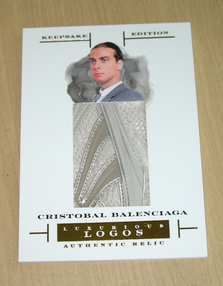 2023 Pieces Past Keepsake Edition authentic 5x7 SHOE relic Cristobal Balenciaga