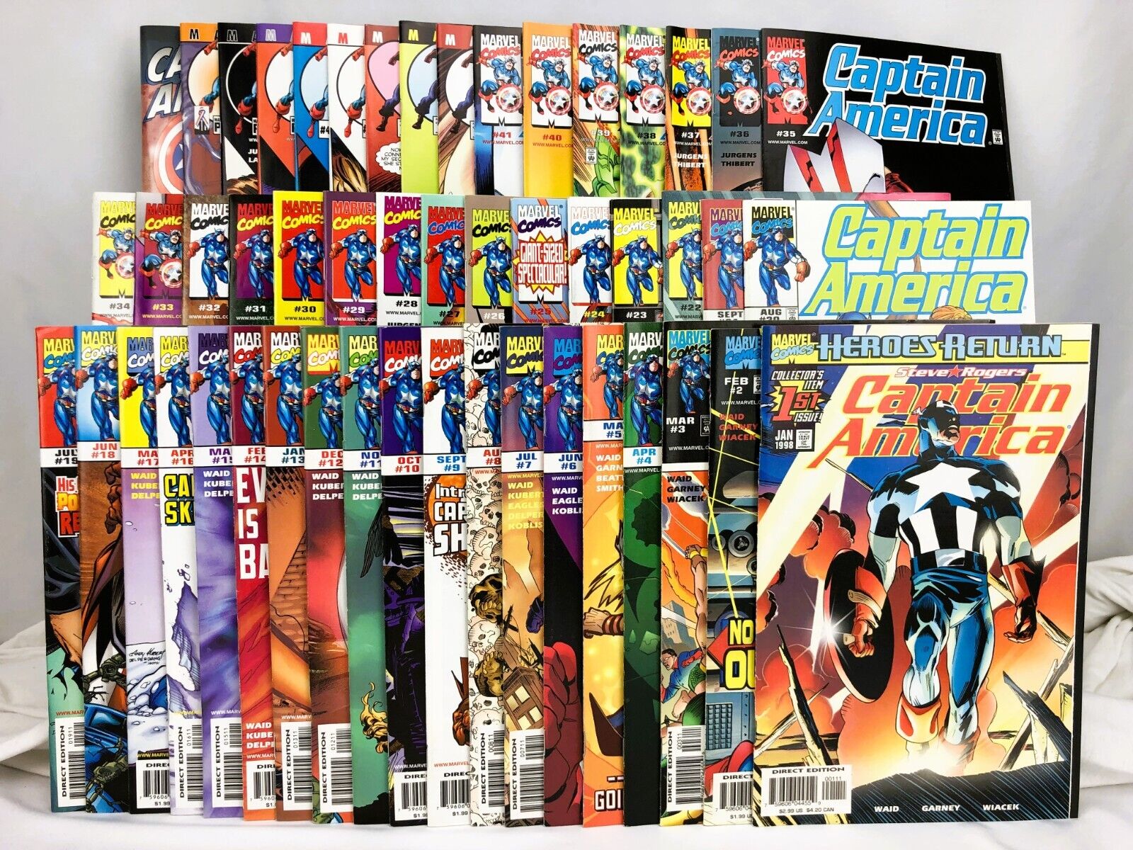 Captain America #1-50 (1998-2002, Marvel) Complete Series
