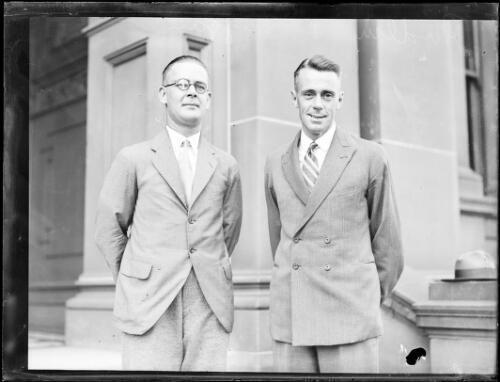 Dr Finlay and Dr Duggan at Sydney Hospital, Sydney, 2 March 1931 Old Photo