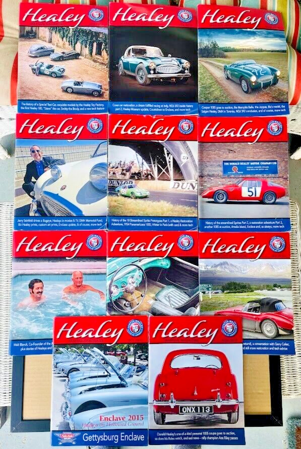 AUSTIN HEALEY Marquee Magazine 2015 LOT OF 11 Back Issues Foreign Automobile Car