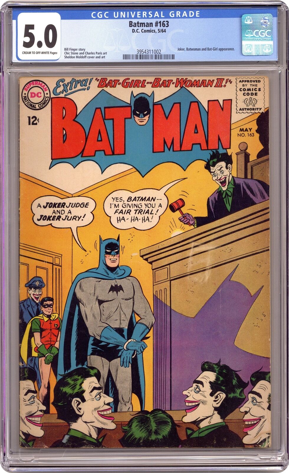 Batman #163 CGC 5.0 1964 3954311002
