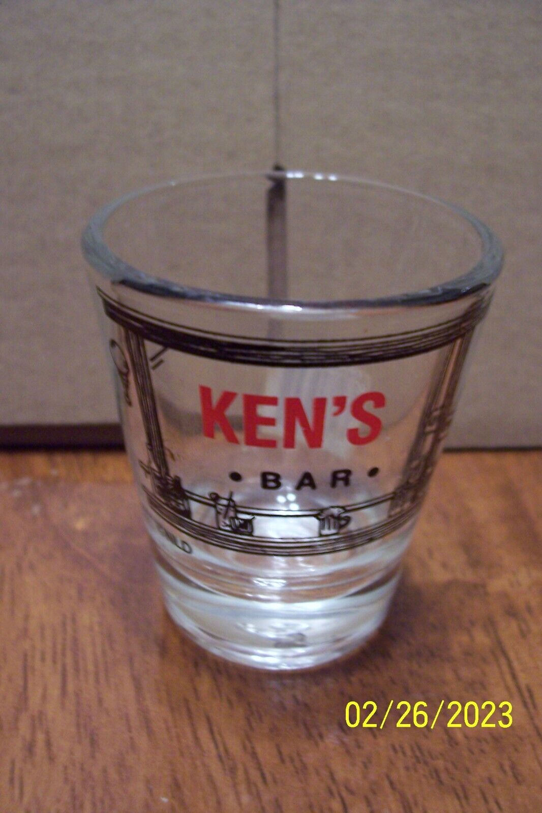 Ken\'s Bar Souvenir Shot Glass