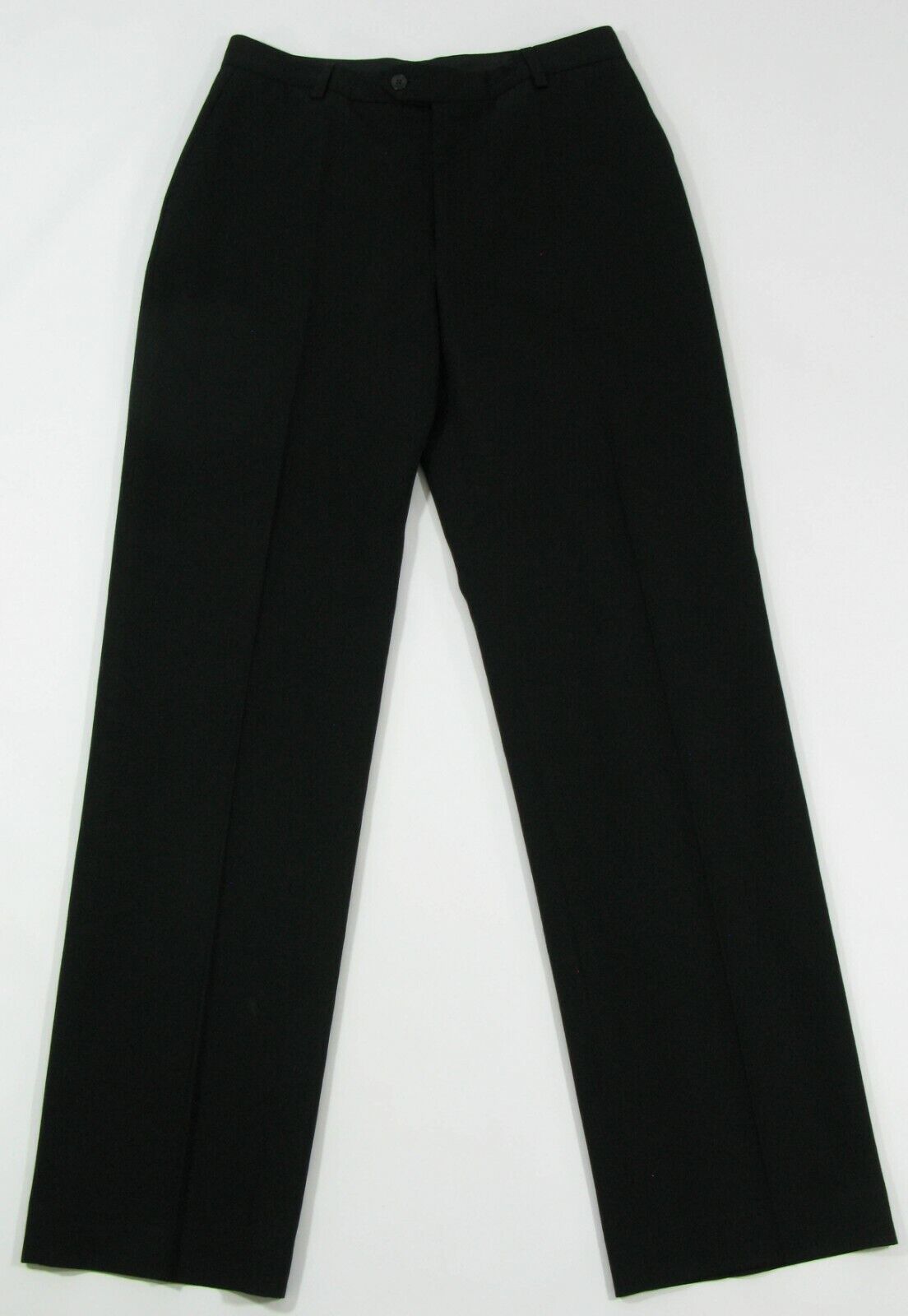 AGNES B Size 40 Black Wool Lined Straight Leg Dress Pants Trousers