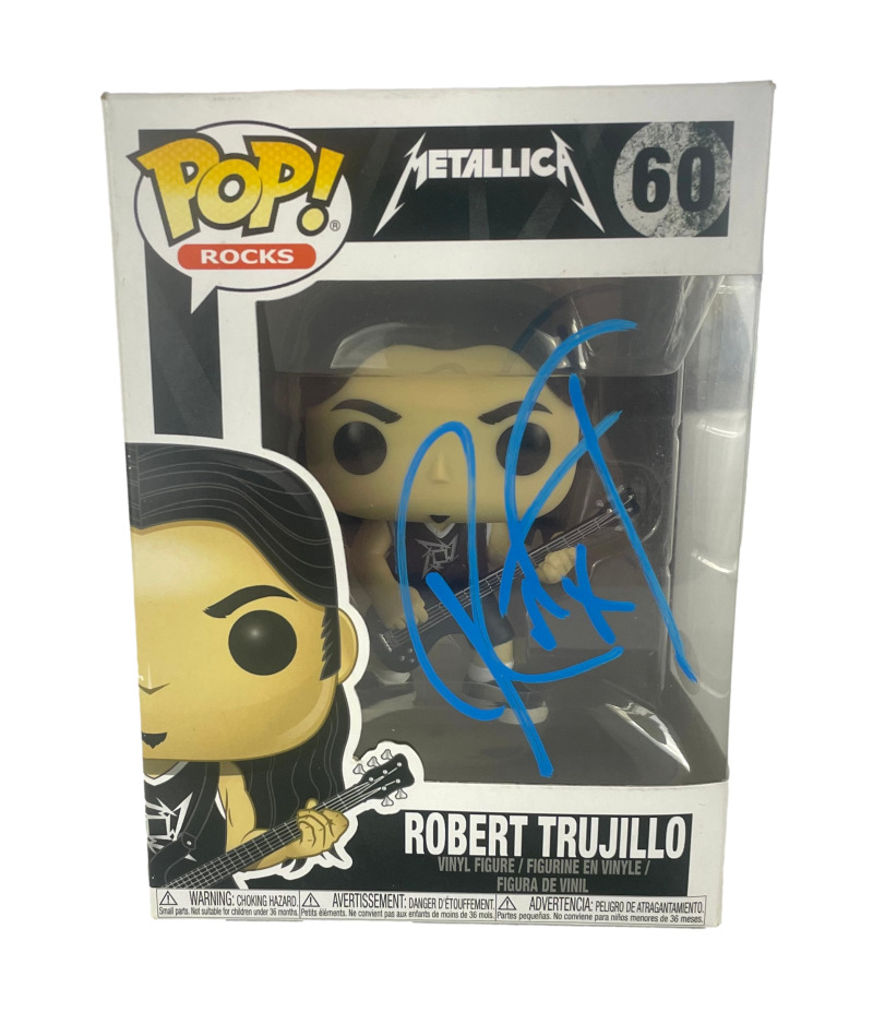 Robert Trujillo Signed Autograph Funko Pop 60 Metallica - Kill Em All w/ JSA COA