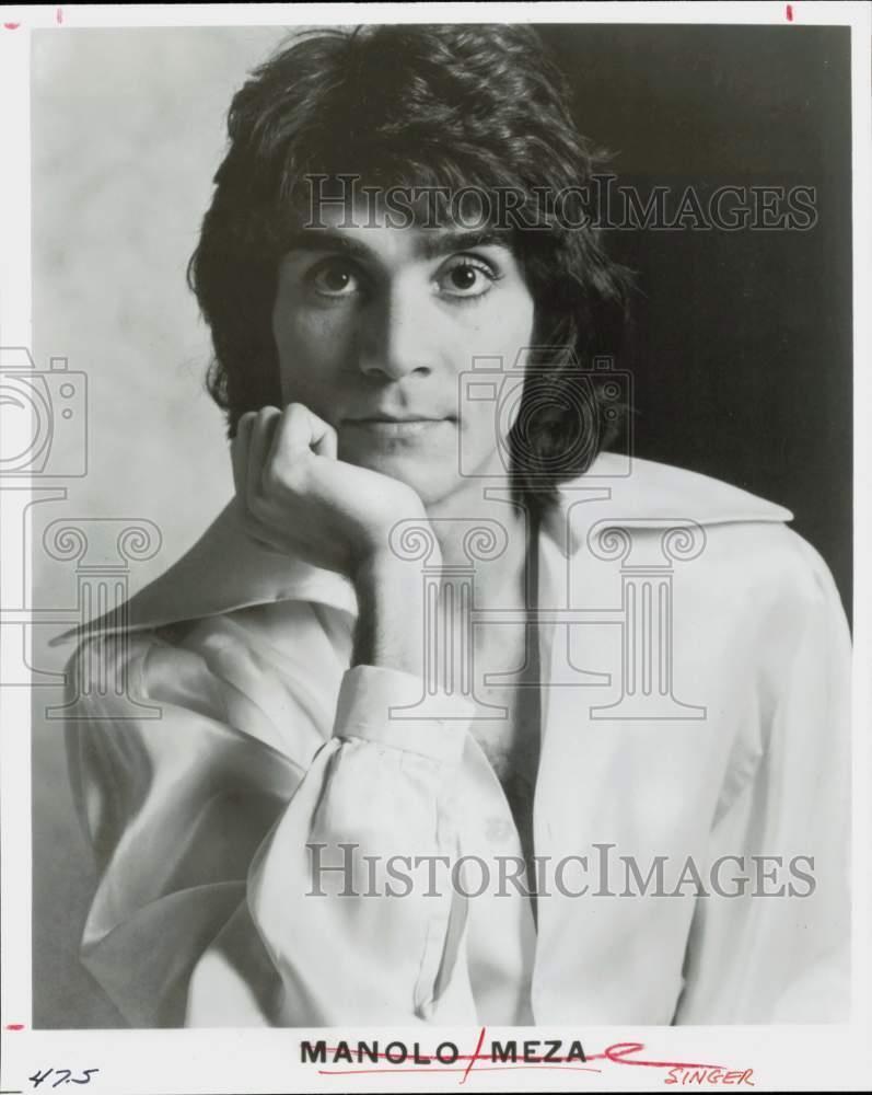 1978 Press Photo Singer Manolo Meza - hpp26031