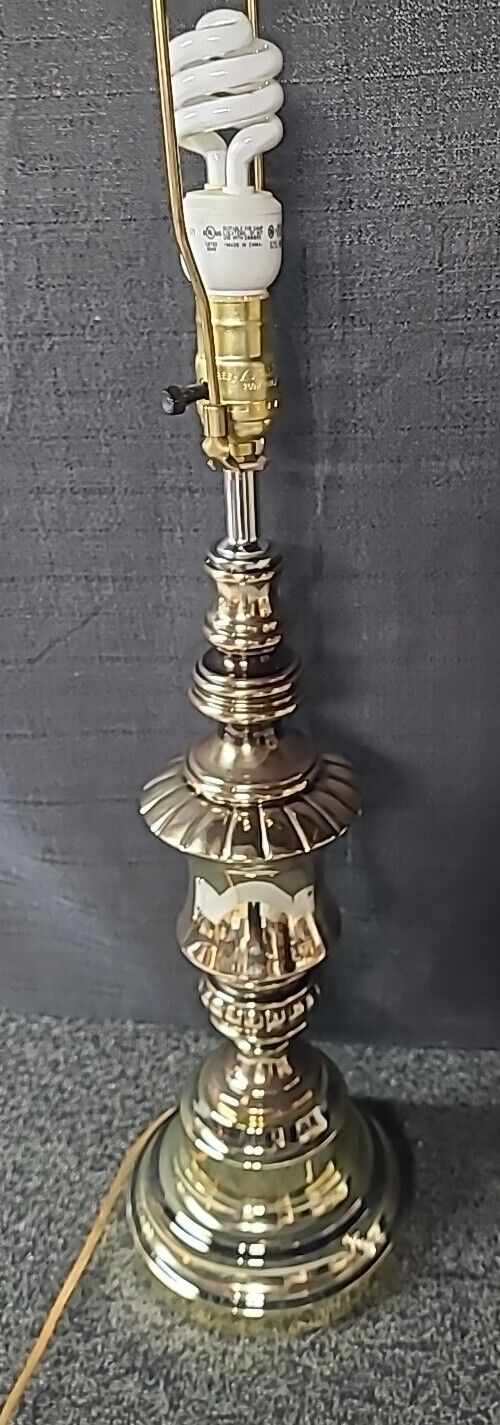Vintage Excelsior Brass Table Lamp 32\