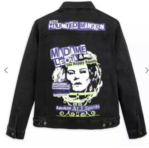 Disney Haunted Mansion Madame Leota women\'s denim jacket SMALL BNWT