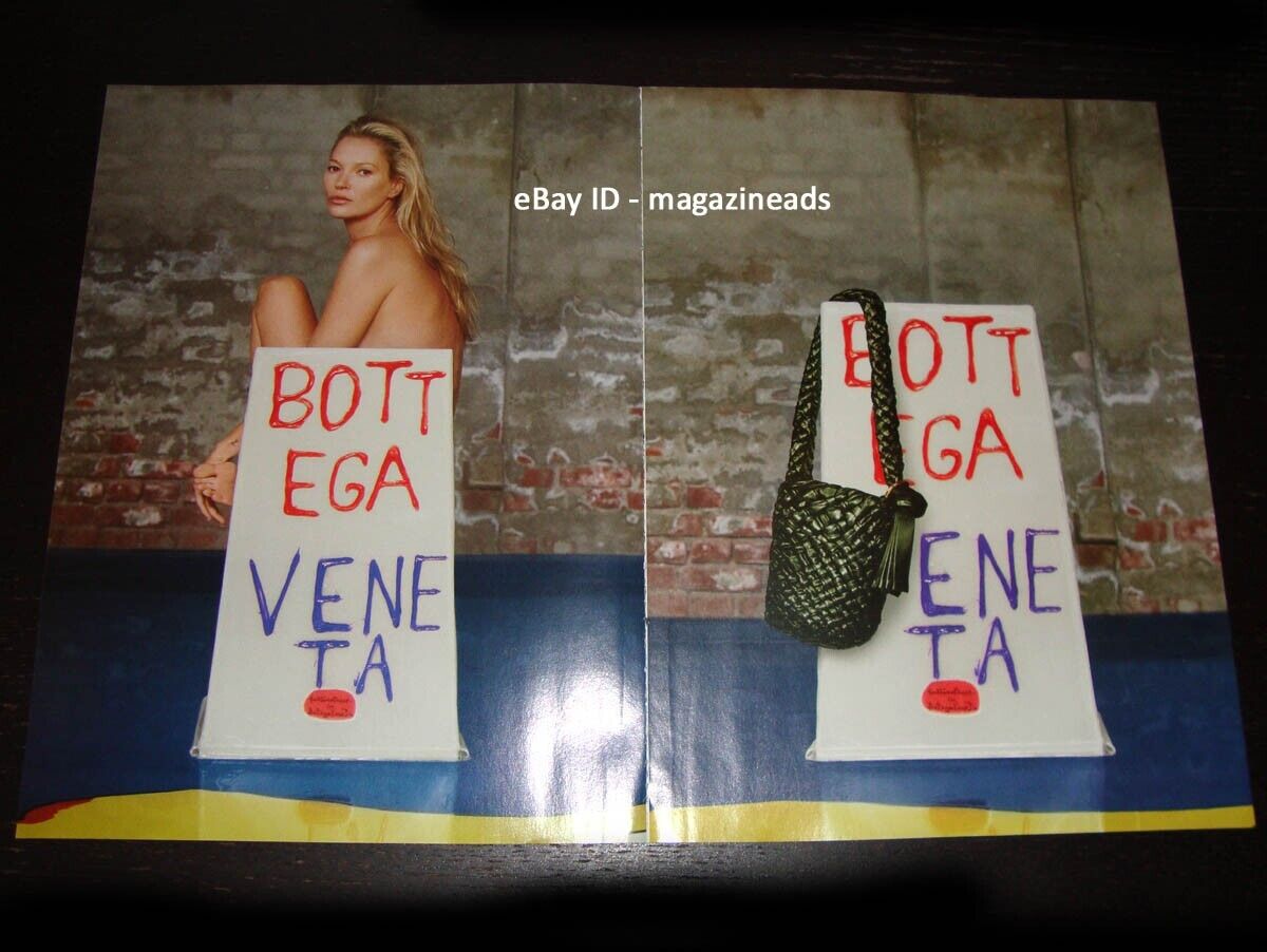 BOTTEGA VENETA x Gaetano Pesce 2-Page Magazine PRINT AD 2022 KATE MOSS