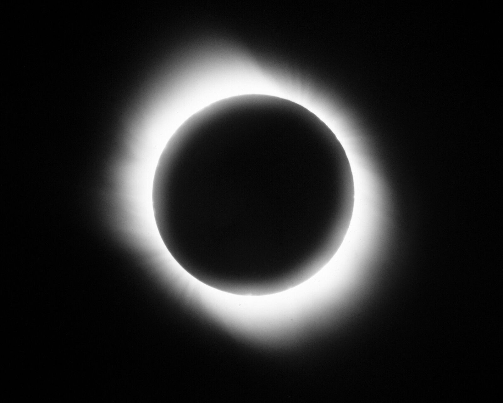 R464 Photo From Original Negative Vintage Image Total Solar Eclipse 1963
