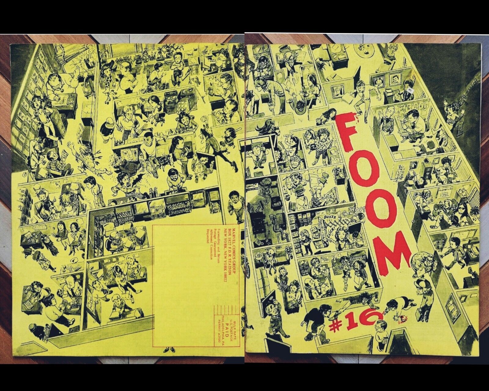 FOOM #16 FN/VF (Marvel 1976) Marie Severin + Kirby, Perez & BULLPEN WRAP COVER