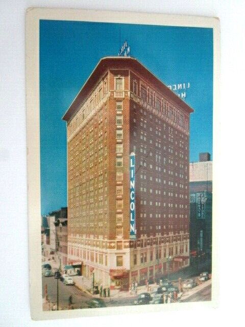 Old Postcard. INDIANAPOLIS, INDIANA, THE HOTEL LINCOLN