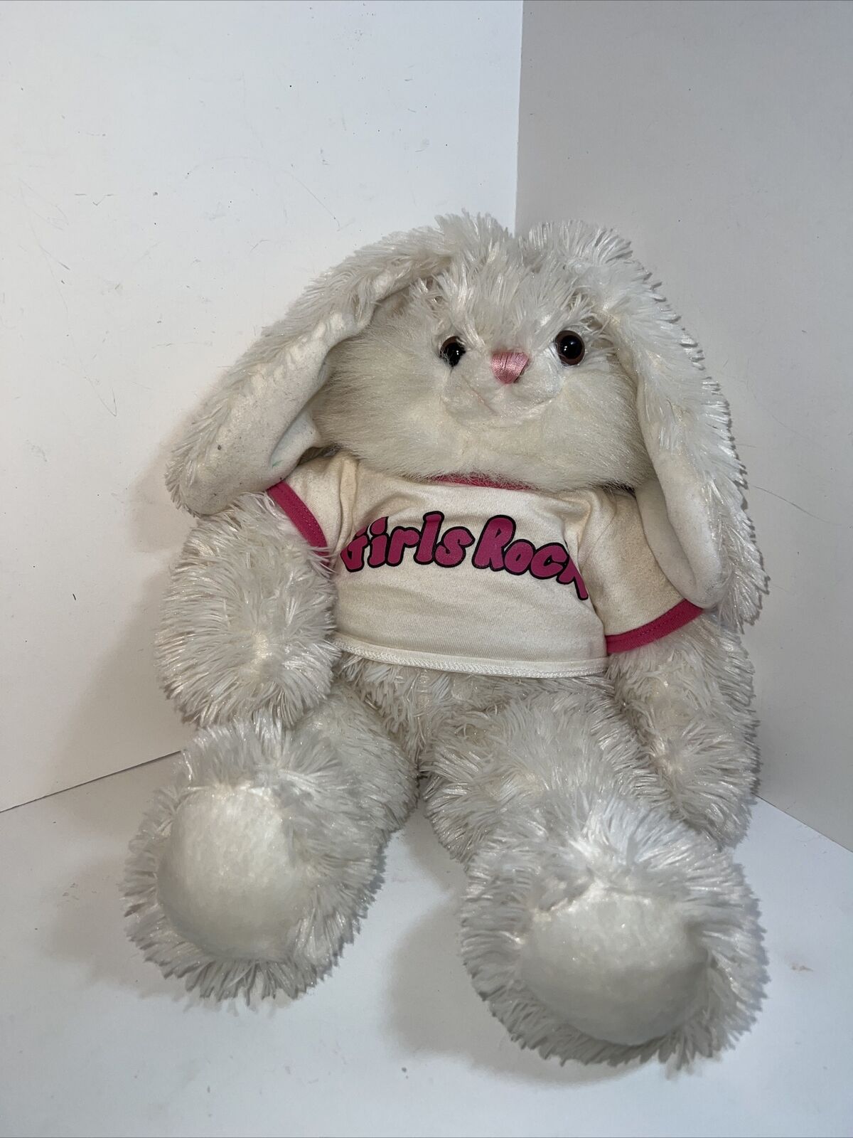 Whacky Bear Bunny Rabbit Plush Stuff Animal Easter White Stuff it and Love It