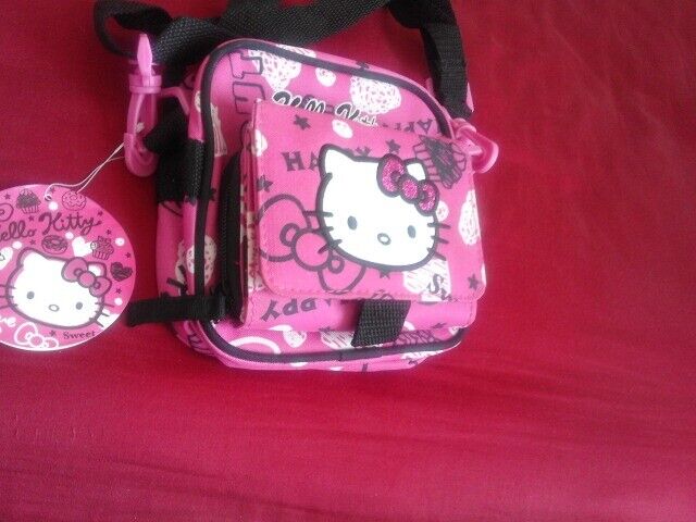 HELLO KITTY MINI BACKPACK POUCH / PURSE By NAKAJIMA, USA -- BRAND NEW WITH TAGS